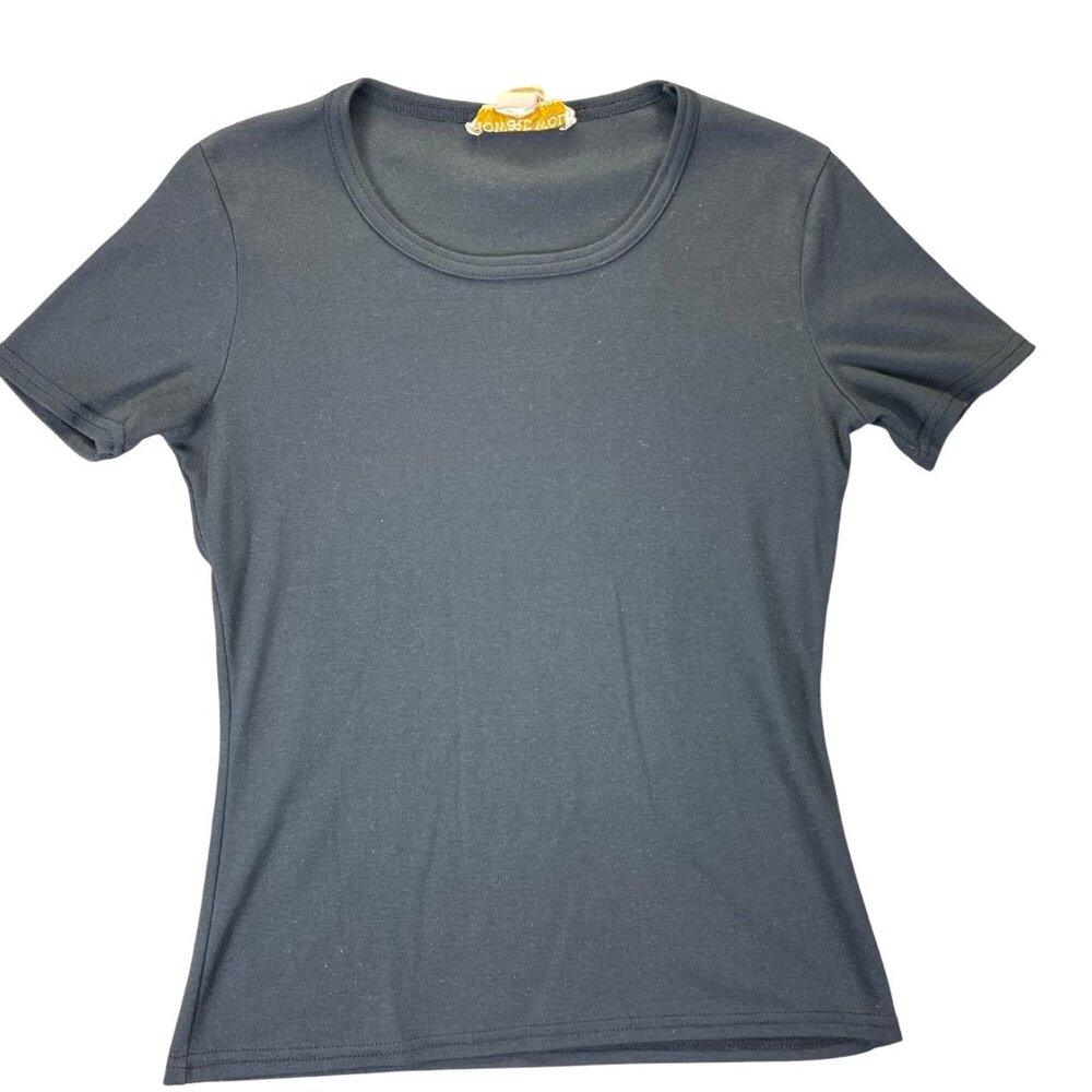 Howard Wolf Womens Grey T-Shirt Size L Cotton Blend